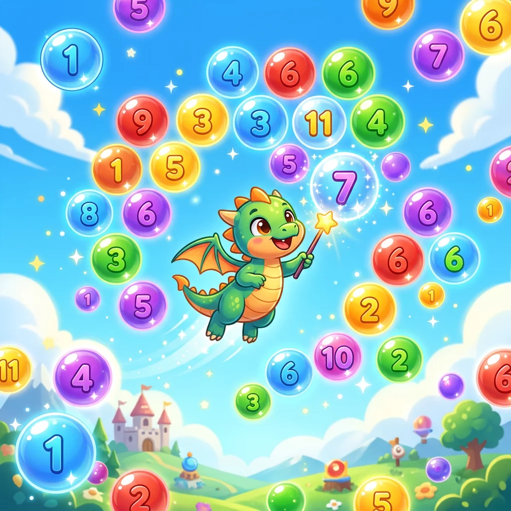 Bubble Number Dragon